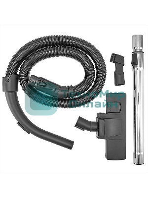 Пылесос DELTA DL-0852 черный/бирюзовый, 350/2200 Вт, уборка сухая, пылесборник контейнер, 4 л