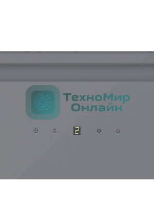 Вытяжка кухонная встраиваемая LEX Hyper 600 GS GR серый, управление сенсорное (1 мотор)