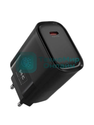 Сетевое зарядное устройство MORE CHOICE (4620202553454) NC67 СЗУ 1Type-C 3.0A PD 20W, черный