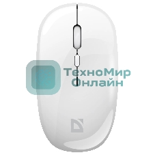 Мышь беспроводная Defender Calessa MB-252 белый, 3200 dpi, радиоканал, Bluetooth, USB, кнопки - 4