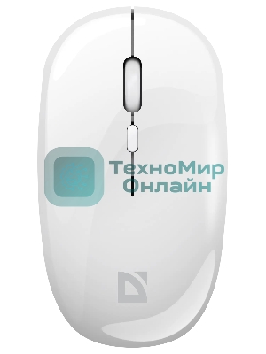 Мышь беспроводная Defender Calessa MB-252 белый, 3200 dpi, радиоканал, Bluetooth, USB, кнопки - 4