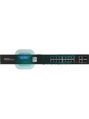 Коммутатор Netis ST220GPR-2G2S (L2) 18x1 Гбит/с 2SFP 16PoE 225W настраиваемый