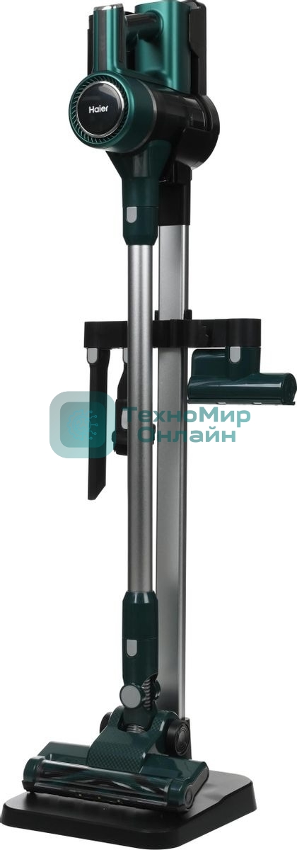 Пылесос вертикальный Haier HVC400HE зеленый, питание от аккумулятора, 400 Вт, уборка сухая, пылесборник 0.8 л