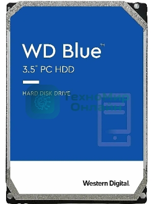 Жесткий диск WD SATA-III 2Tb WD20EARZ Desktop Blue (5400rpm) 64Mb 3.5