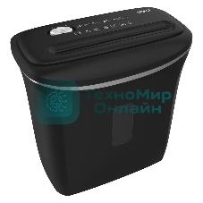 Шредер Deli E9945 черный (секр.P-4) фрагменты 6лист. 12лтр. скобы пл.карты