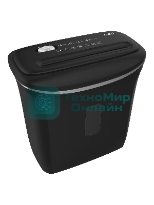 Шредер Deli E9945 черный (секр.P-4) фрагменты 6лист. 12лтр. скобы пл.карты