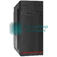 Компьютерный корпус Miditower ExeGate AA-442U2-UNS500 (ATX, БП UNS500 с вент. 12см, 1хUSB+2хUSB 3.0, аудио, черный)