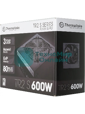Блок питания Thermaltake TR2 S (PS-TRS-0600NPCWEU-2), 80 PLUS, 120мм, черный