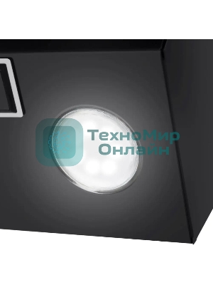 Вытяжка каминная Maunfeld Bridge 60 нержавеющая сталь/черное стекло, 60 см, 850 куб. м/ч, 51 дБ