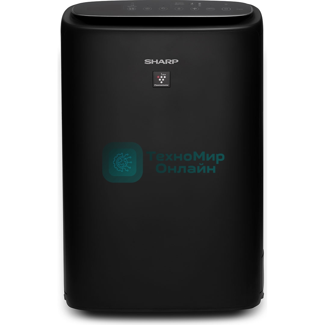 Климатический комплекс Sharp KIN41RH черный, 28 м², 2.7 л, HEPA-фильтр, угольный фильтр, ионизация Plasmacluster, гигростат