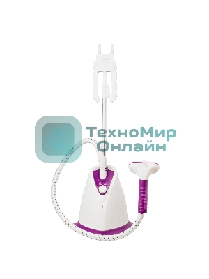 Отпариватель Galaxy Line GL 6211 белый/фиолетовый, 2000 Вт, 40 г/мин, 1700 мл