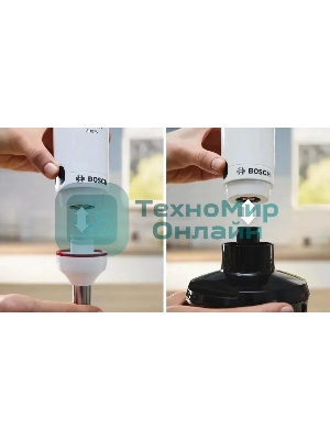 Блендер погружной Bosch MSM4W421 800 Вт, белый