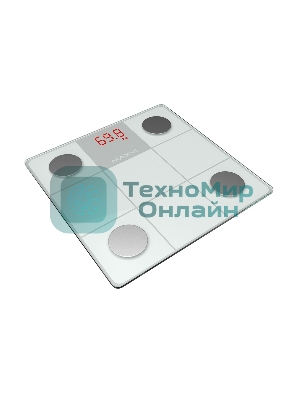 Весы напольные Maxvi BS101 белый