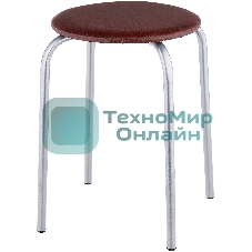 Табурет НИКА Эконом ТЭ2/К коричневый, кругл.