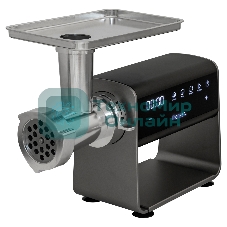 Мясорубка электрическая Pioneer MG225 черный, 3000 Вт, 3.0 кг/мин, реверс, защита от перегрузки, насадки - 4