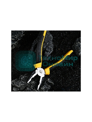 Комбинированные плоскогубцы Deli DL0003 200 мм, двухкомпонентная прорезиненная рукоять