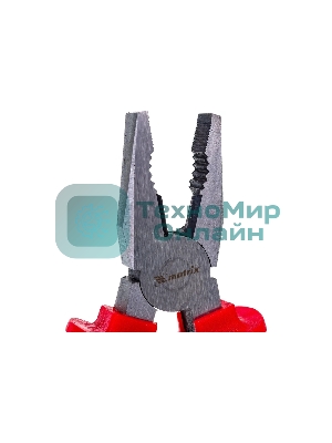 Плоскогубцы Matrix Econom 180 мм, шлифованные, пластмассовые рукоятки