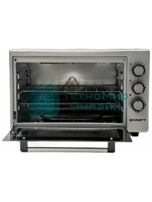 Мини-печь Kraft KF-MO 3200 GR (1 протвень+1 решетка)