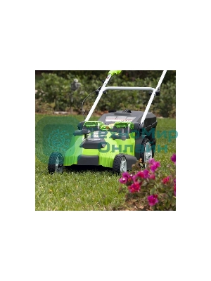 Газонокосилка аккумуляторная GreenWorks G40LM49DB, TwinForce, 40V, 49 см, без АКБ и ЗУ (2500207)