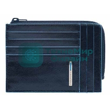 Картхолдер Piquadro Blue Square PU1243B2R/BLU2 синий, натуральная кожа