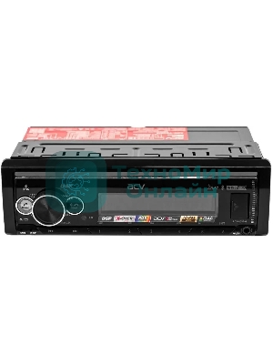 Автомагнитола ACV ADX-903BM, 1 DIN, Bluetooth, USB Type-A, AUX, пульт ДУ