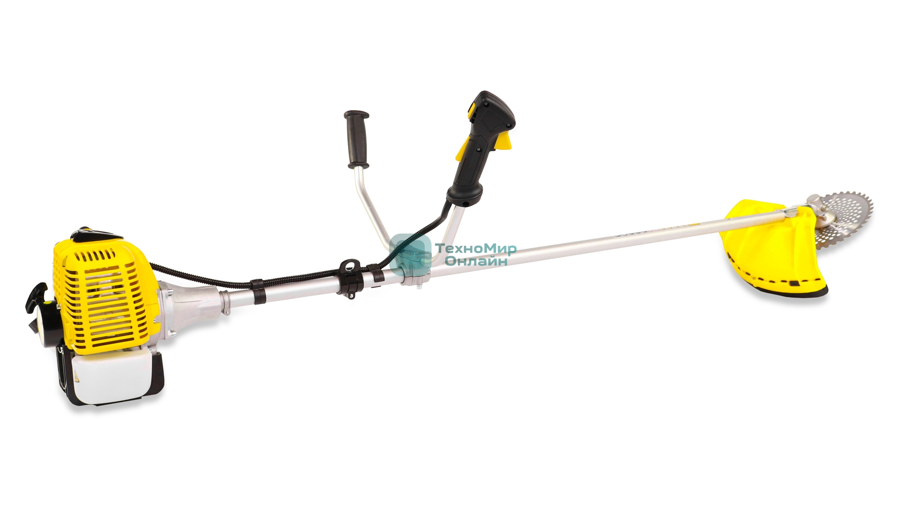 Триммер Champion Т463S-2 (неразъемн.прям. 1,7кВт 47см³ 8кг HT22+40/255/25,4 U-ручка легк.старт)