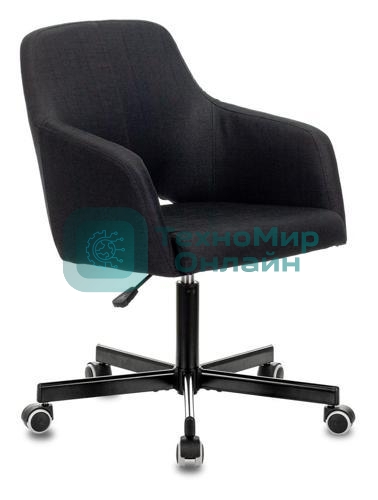 Кресло Бюрократ CH-380M черный, экокожа