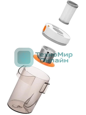 Пылесос паровой Kitfort КТ-5157-2 1000Вт белый/оранжевый