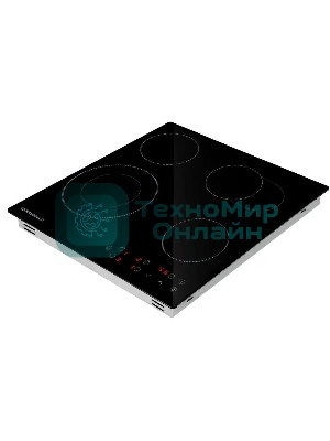 Электрическая варочная панель Maunfeld EVCE594SMDPBK, конфорок: 4 шт., стеклокерамика, независимая, черный