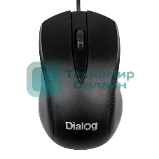Мышь проводная Dialog Comfort MOС-15U черный, 1200 dpi, USB, кнопки - 3