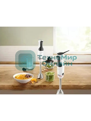 Блендер погружной Bosch MSM4W421 800 Вт, белый