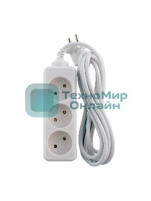 Бытовой удлинитель СТАРТ С/У S 3x3 --20dg