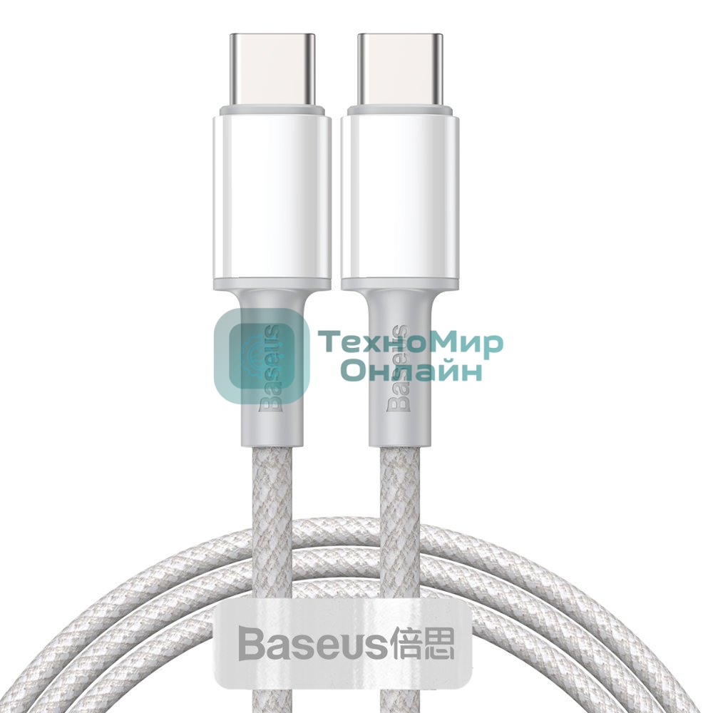 Кабель Baseus High Density 1m белый