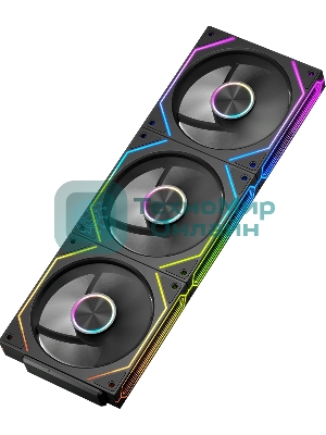 Вентилятор для корпуса PcCooler F3 X120 BK ARGb 120х120x25 черный 4-pin 28.4дБ (F3X120-BKAC012-GL) Ret