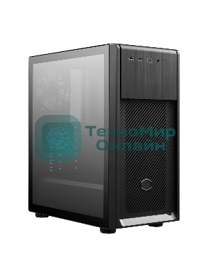 Компьютерный корпус без блока питания Cooler Master Elite 500, 2xUSB3.2, 1x120Fan, w/o PSU, Black, w/o ODD, Window TG left panel, ATX