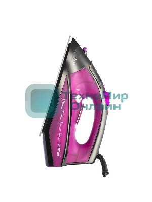 Утюг Centek CT-2355 фиолетовый, 2500 Вт, 45 г/мин, 160 г/мин, 270 мл