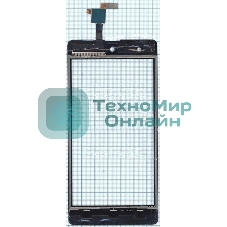 Сенсорное стекло (тачскрин) для Micromax Q349 Canvas Selfie 4, черное