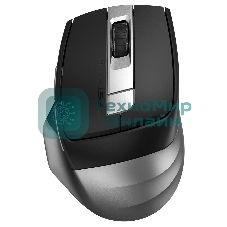 Мышь беспроводная A4Tech Fstyler FB35C серый/черный, 2000 dpi, радиоканал, Bluetooth, USB, кнопки - 6