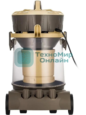 Пылесос Kitfort КТ-5192 золотистый/черный, 1000 Вт, уборка сухая/сбор жидкости, пылесборник контейнер/аквафильтр, 15 л