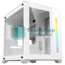 Компьютерный корпус Ginzzu V400 RGb белый