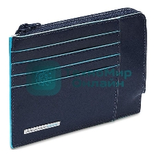 Картхолдер Piquadro Blue Square PU1243B2R/BLU2 синий, натуральная кожа