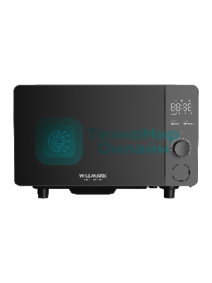 Микроволновая печь Willmark WMO-206SG графитовый, 20 л, 700 Вт, переключатели - сенсор, поворотный механизм
