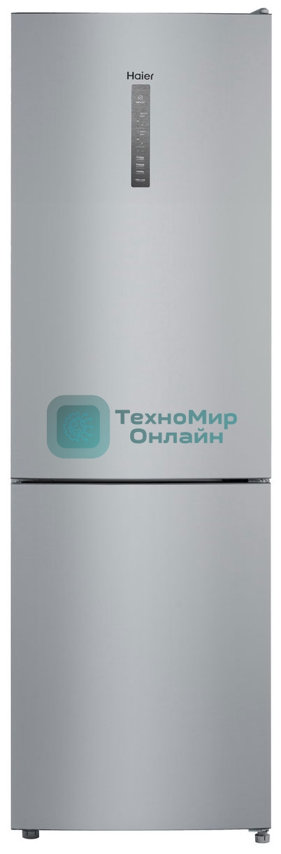 Холодильник Haier CEF535ASD серебристый двухкамерный, 241/105л, морозилка снизу, No Frost