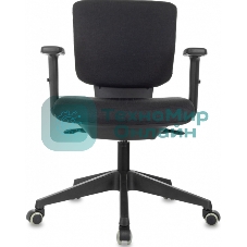 Кресло Бюрократ Dali черный, ткань