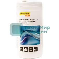 Салфетки Silwerhof DAILY для компьютеров и оргтехники туба 100 шт влажных