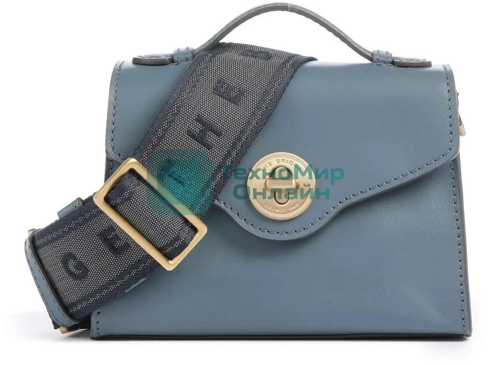 Сумка женская The Bridge Irene 04520501/KP голубая натур.кожа