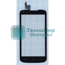 Сенсорное стекло (тачскрин) для Huawei Ascend Y520 (D2Y520-U22), черное
