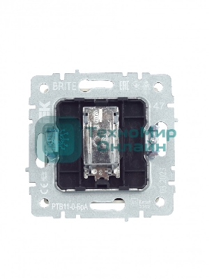 Розетка телевизионная оконечная IEK Brite РТВ11-0-БрА (BR-A10-O-K47) алюминий