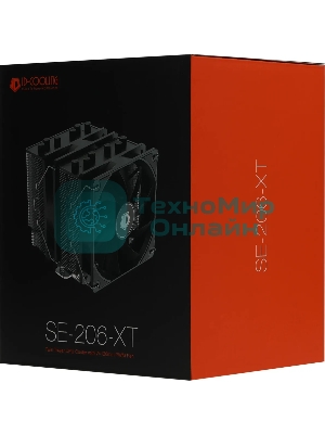 Кулер ID-COOLING SE-206-XT черный 120мм алюминий/медь 1800rpm 35db 4-pin 250W 156мм
