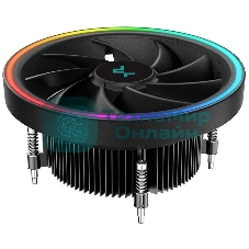 Кулер для процессора DEEPCOOL UL551 черный,(только сокет 1700), 136 мм, алюминий, 1800 об/мин, 26.8 дБ, 4 pin, 95 Вт, 71 мм